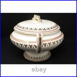 RARE ANTIQUE early 1800s Wedgwood creamware soup tureen, STUNNING rare pattern