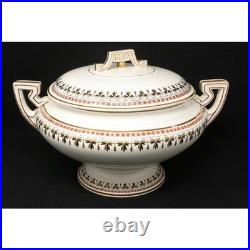 RARE ANTIQUE early 1800s Wedgwood creamware soup tureen, STUNNING rare pattern