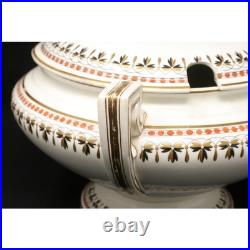 RARE ANTIQUE early 1800s Wedgwood creamware soup tureen, STUNNING rare pattern