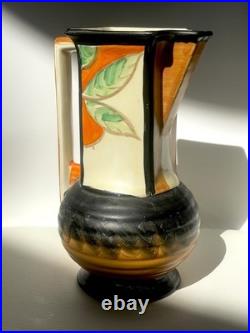 RARE ART DECO JUG / VASE Geometric CIRCLE INTO SQUARE by Myott Son Ltd
