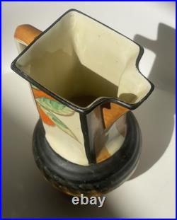 RARE ART DECO JUG / VASE Geometric CIRCLE INTO SQUARE by Myott Son Ltd