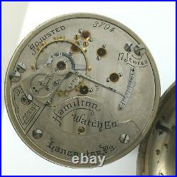 RARE Antique 1895 Early Hamilton 935 18s 17J Swing-out case Low Serial Number