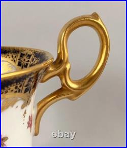 RARE Antique 1907 Paragon Gilded Cobalt Empire Chocolate Cup TRIO 3-Pcs. #2359