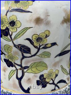 RARE Antique 19th Early 20th C. Doulton Burslem'Nature' Floor Umbrella Vase