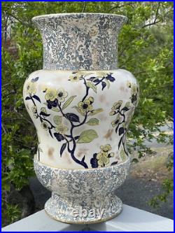 RARE Antique 19th Early 20th C. Doulton Burslem'Nature' Floor Umbrella Vase