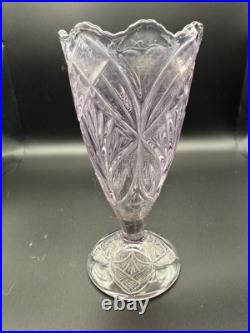 RARE Antique Amethyst Early American Pattern Glass (EAPG) Higbee Glass Co. 1905 RARE Antique Amethyst Early American Pattern Glass (EAPG) Higbee Glass Co. 1905
