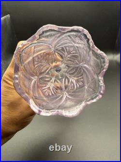 RARE Antique Amethyst Early American Pattern Glass (EAPG) Higbee Glass Co. 1905 RARE Antique Amethyst Early American Pattern Glass (EAPG) Higbee Glass Co. 1905