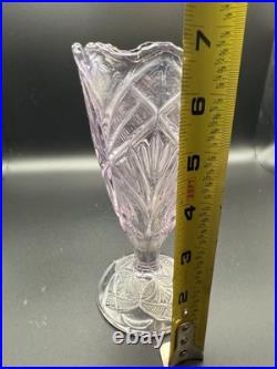 RARE Antique Amethyst Early American Pattern Glass (EAPG) Higbee Glass Co. 1905 RARE Antique Amethyst Early American Pattern Glass (EAPG) Higbee Glass Co. 1905