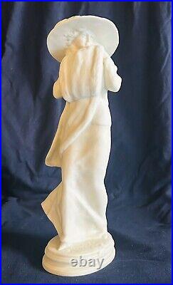 RARE Antique Art Nouveau Maurice Guiraud Rivière Biscuit Porcelain Figurine RARE Antique Art Nouveau Maurice Guiraud Rivière Biscuit Porcelain Figurine