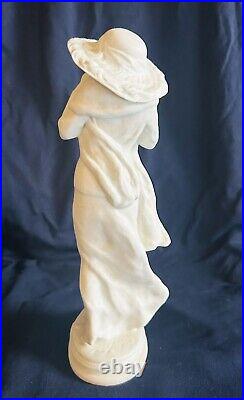 RARE Antique Art Nouveau Maurice Guiraud Rivière Biscuit Porcelain Figurine RARE Antique Art Nouveau Maurice Guiraud Rivière Biscuit Porcelain Figurine