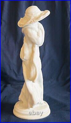 RARE Antique Art Nouveau Maurice Guiraud Rivière Biscuit Porcelain Figurine RARE Antique Art Nouveau Maurice Guiraud Rivière Biscuit Porcelain Figurine
