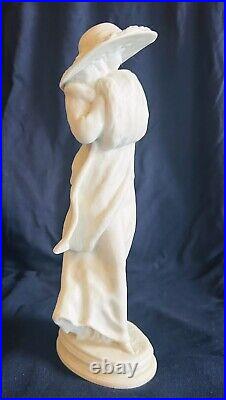 RARE Antique Art Nouveau Maurice Guiraud Rivière Biscuit Porcelain Figurine RARE Antique Art Nouveau Maurice Guiraud Rivière Biscuit Porcelain Figurine
