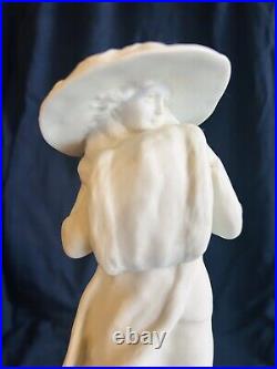 RARE Antique Art Nouveau Maurice Guiraud Rivière Biscuit Porcelain Figurine RARE Antique Art Nouveau Maurice Guiraud Rivière Biscuit Porcelain Figurine