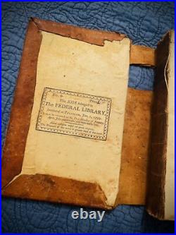 RARE Antique Book 1794 Belknap American Biography Boston Vol 1 Only Early VTG RARE Antique Book 1794 Belknap American Biography Boston Vol 1 Only Early VTG
