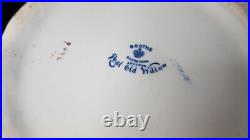 RARE Antique Booths Real Old Willow Pattern Gilded tureen Ladle early XXthC 9072