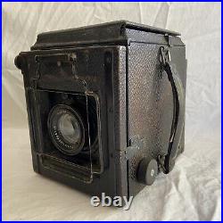 RARE Antique Carl Zeiss Jena Lens Nr. 326057 14,5 and Very Early Plate Camera