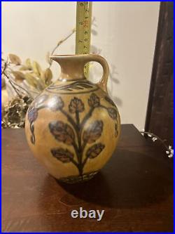 RARE Antique Chameleon Ware Art Deco Vintage Pitcher George Clews Pottery Vase
