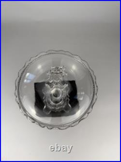 RARE Antique Crystal Wedding EAPG 10.5 Round Pedestal Dome Lid Compote EUC