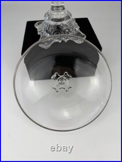 RARE Antique Crystal Wedding EAPG 10.5 Round Pedestal Dome Lid Compote EUC