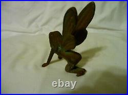 RARE Antique Disney Tinker Bell Cast Metal Figurine from Early 1900's