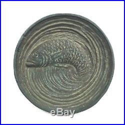 RARE Antique E. T. Hurly Swimming Fish Bronze Pin Dish Early 1900s