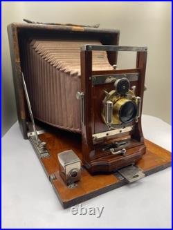 RARE Antique Early 1900's Camera withWollensak High Grade Cymmetrical Lens RARE Antique Early 1900's Camera withWollensak High Grade Cymmetrical Lens