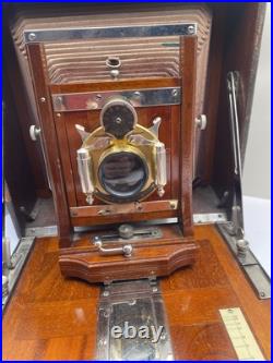 RARE Antique Early 1900's Camera withWollensak High Grade Cymmetrical Lens RARE Antique Early 1900's Camera withWollensak High Grade Cymmetrical Lens