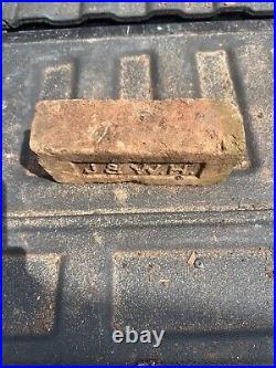 RARE Antique Early 1900's Clay Brick J & W. H Brick Company