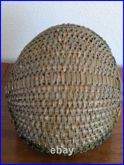 RARE Antique Early 1900s Hand Woven and Painted Appalachian Basket