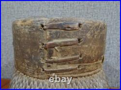 RARE Antique Early 1900s Handmade Chinese Woven Willow Wood Fishing River Basket RARE Antique Early 1900s Handmade Chinese Woven Willow Wood Fishing River Basket