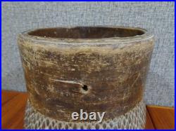 RARE Antique Early 1900s Handmade Chinese Woven Willow Wood Fishing River Basket