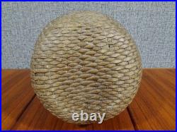 RARE Antique Early 1900s Handmade Chinese Woven Willow Wood Fishing River Basket