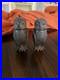 RARE_Antique_Early_1900s_Pewter_Owl_Salt_Pepper_Shaker_Glass_Eyes_01_gbg