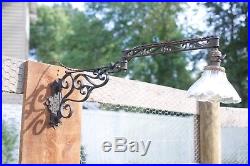 RARE Antique Early 1900s SS White Dental Cast Iron Wall Bracket Arm Lamp Light