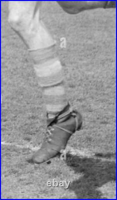 RARE Antique Early 1900s Soccer Football Leather Boots Shoes Vintage Size US9 42