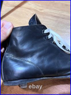 RARE Antique Early 1900s Soccer Football Leather Boots Shoes Vintage Size US9 42