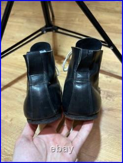 RARE Antique Early 1900s Soccer Football Leather Boots Shoes Vintage Size US9 42