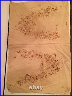 RARE! Antique Early 19thc. Hand Embroidered Godey's Lady's Slippers Pattern