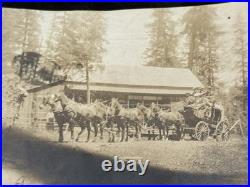 RARE Antique Early American Stagecoach Photo/Tintypes Eastern Oregon