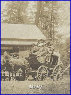 RARE Antique Early American Stagecoach Photo/Tintypes Eastern Oregon