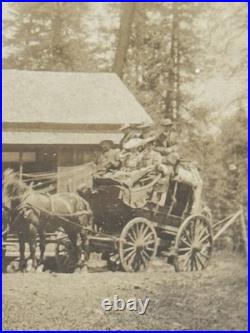 RARE Antique Early American Stagecoach Photo/Tintypes Eastern Oregon