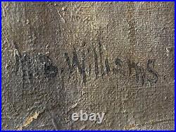 RARE Antique Early California Impressionist Oil Painting, Mary Belle Williams