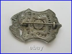 RARE Antique Early Long Island City, NY, Exempt Firemen's Firefighting Badge