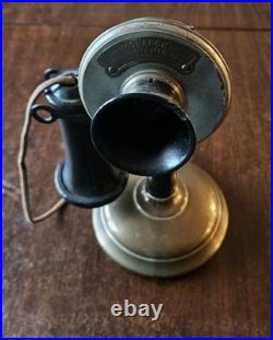 RARE Antique Early Monarch Candlestick Telephone Chicago-ALL ORIGINAL-L 180025