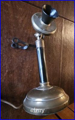 RARE Antique Early Monarch Candlestick Telephone Chicago-ALL ORIGINAL-L 180025