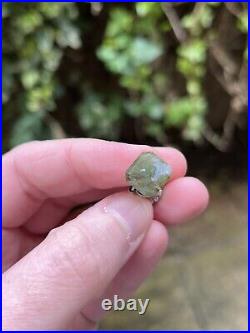 RARE Antique Early Victorian Moss Agate Seal Bloodstone Rose Intaglio