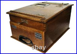 RARE Antique GERMANUS & NERGER Detektiv Cash Register WWI Era Early 1900s