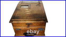 RARE Antique GERMANUS & NERGER Detektiv Cash Register WWI Era Early 1900s
