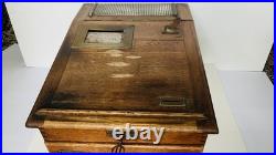 RARE Antique GERMANUS & NERGER Detektiv Cash Register WWI Era Early 1900s