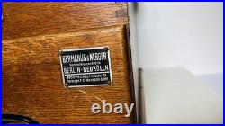 RARE Antique GERMANUS & NERGER Detektiv Cash Register WWI Era Early 1900s